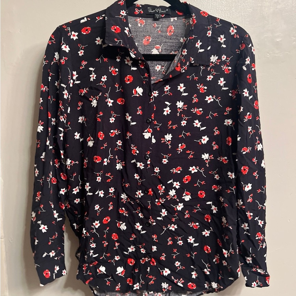 Velvet Heart Button Up